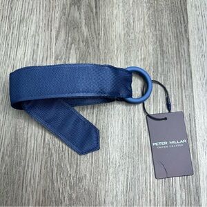 NEW PETER MILLAR Crown Crafted‎ Belt Men's S Galaxy Blue Golf Performance O-Ring
